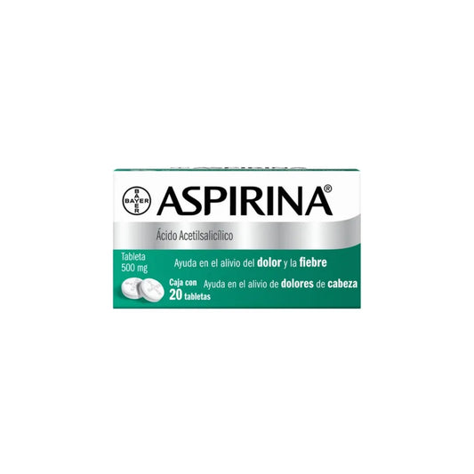 ASPIRINA 500 MG 20 TAB