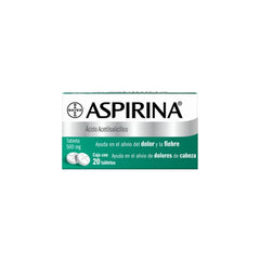 ASPIRINA 500 MG 20 TAB