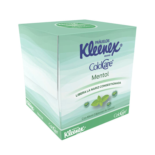 KLEENEX PAÑUELOS DESECHABLES COLDCARE MENTOL C60