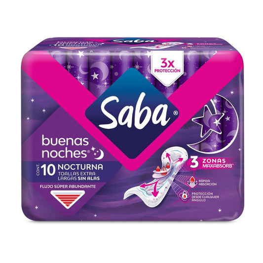 TAS SANIT SABA B-NOCHES S/ALA C/10