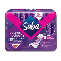 TAS SANIT SABA B-NOCHES S/ALA C/10