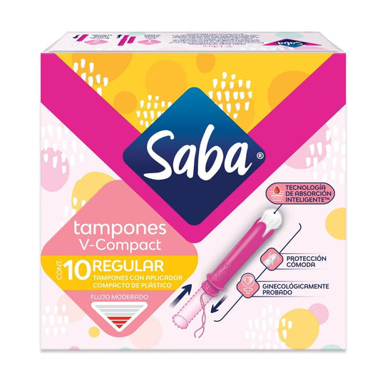 TAMPONES SABA COMPAC REGULAR C/10
