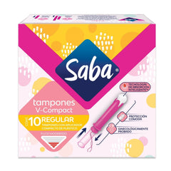 TAMPONES SABA COMPAC REGULAR C/10