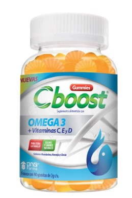 C-BOOST SUP ALIM OMEGA3 FCO 90GOM
