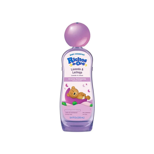 BABY SHAMPOO RICITOS DE ORO LAVANDA LECHUGA ENV. C/250 ML.
