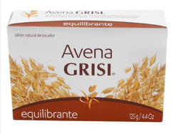 JABON NATURAL DE TOCADOR AVENA GRISI BARRA C/125 G.