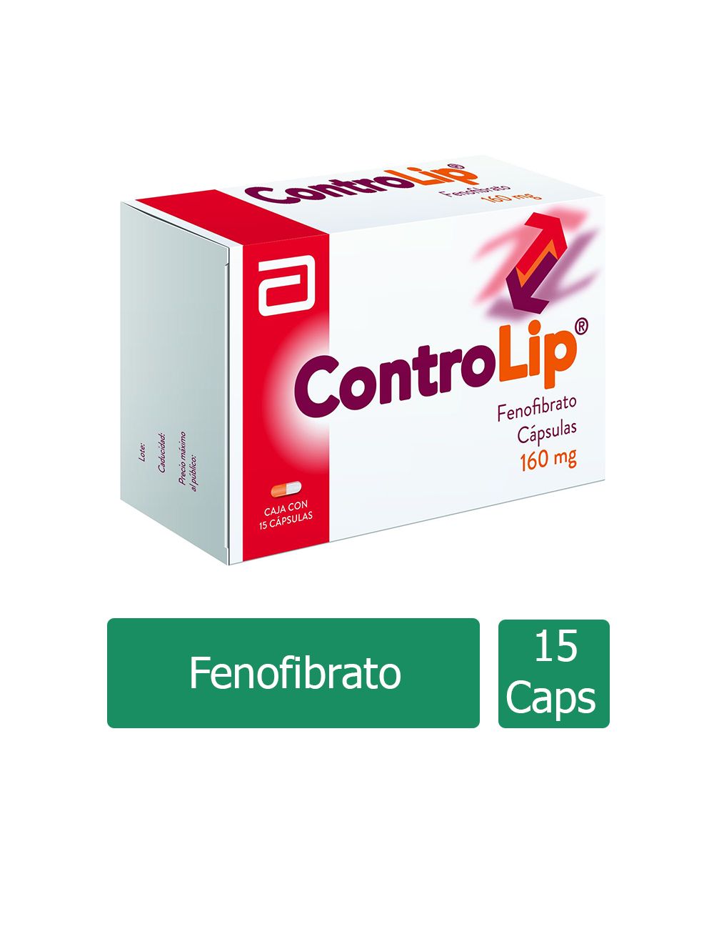 CONTROLIP 160 MG 15 CAPS