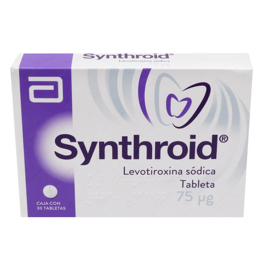 SYNTHROID 75 MCG 30 TAB