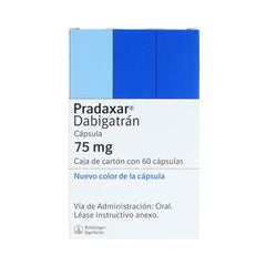 PRADAXAR 75MG - CAP 60