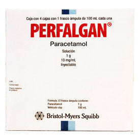 PERFALGAN 4 SOL INY 10 MG/100 ML