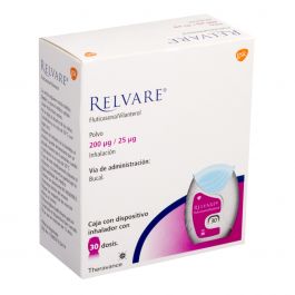 RELVARE 200/25MCG INH 30 DOSIS