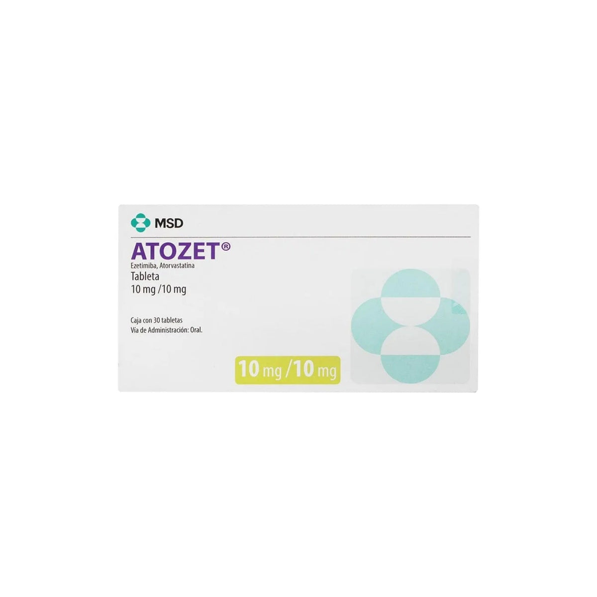ATOZET 10/10MG 30 TAB
