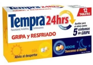 TEMPRA 24 HRS 12 TAB 400 MG