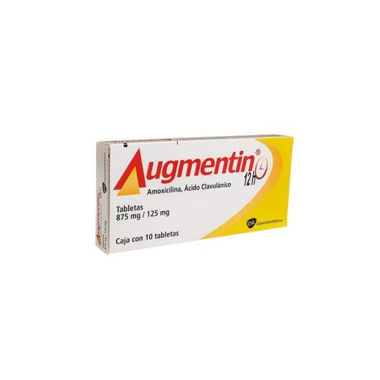 AUGMENTIN 12H 875/125 MG 10 TAB