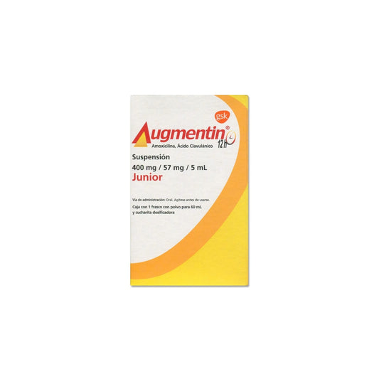 AUGMENTIN JR 12H 400MG 60ML SUSP