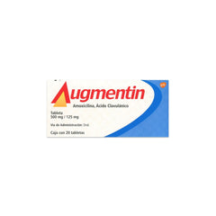 AUGMENTIN TAB. 500/125 MG. CAJA C/20