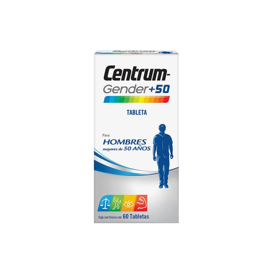 CENTRUM GENDER+50 HOMBRES TAB 60