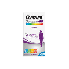 CENTRUM GENDER+50 MUJER 60 TAB