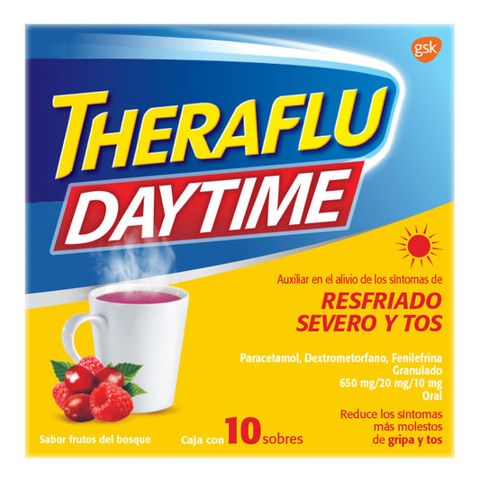 THERAFLU DAYT FRUT B650/20/10MG - GRN 10