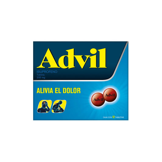 ADVIL 200 MG GRAG 12