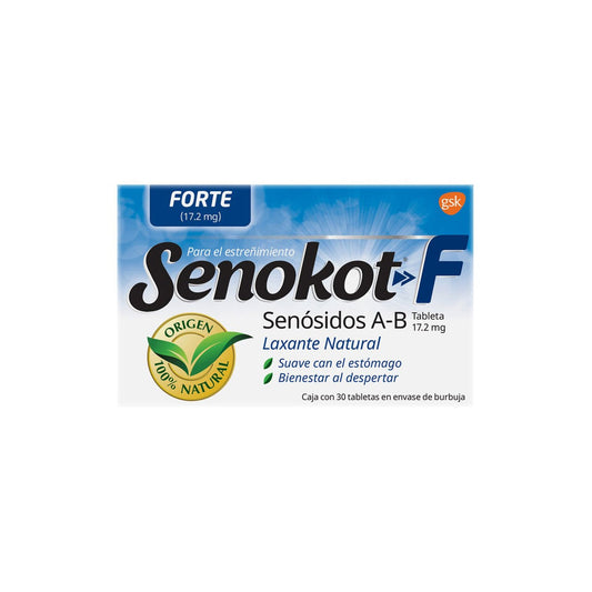 SENOKOT-F 374MG 30 TAB
