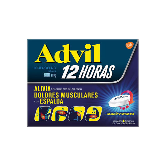 ADVIL 12H 600 MG 6 TAB