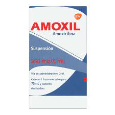 AMOXIL 250 MG 75 ML SUSP