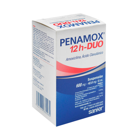 PENAMOX 12H DUO SUSP 600MG 50ML
