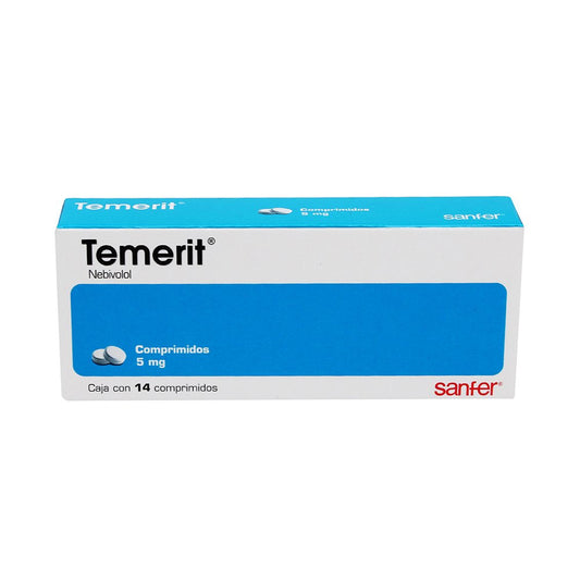 TEMERIT 5MG COMPR C14