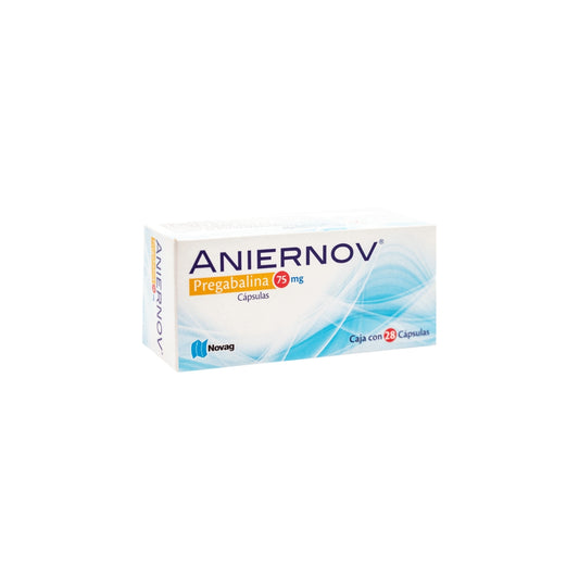 ANIERNOV CAP. 75 MG. CAJA C/28