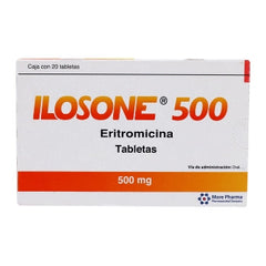ILOSONE 500 MG 20 TAB