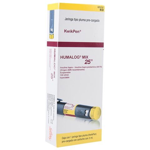 HUMALOG MIX25 KPEN100U/ML 3ML