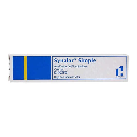 SYNALAR SIMPLE CMA. 0.025% CAJA C/TUBO C/20 G.