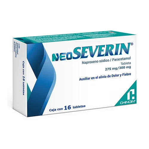 NEOSEVERIN 275/300 MG 16 TAB     N