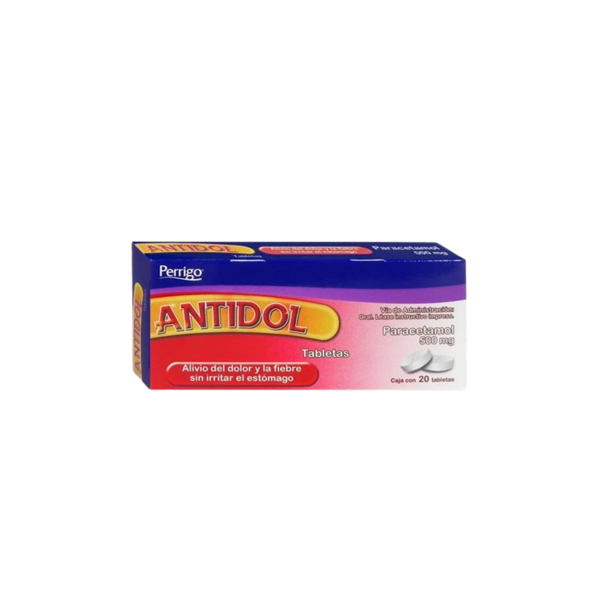 ANTIDOL TAB. 500 MG. CAJA C/20