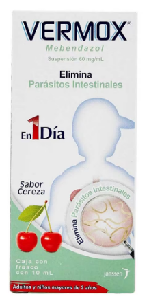VERMOX 60MG SUSP 10ML