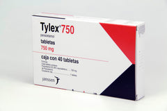 TYLEX 750 MG 40 TAB
