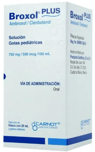 BROXOL PLUS PED GTS 20 ML