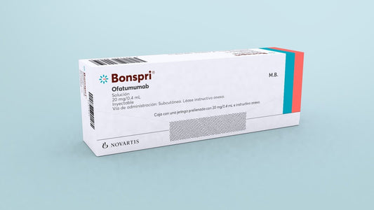 Bonspri 20 mg/0.4 mL ofatumumab subcutáneo