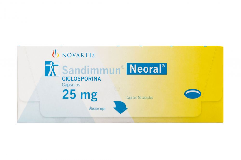 SANDIMMUM NEORAL 25MG CAP C50