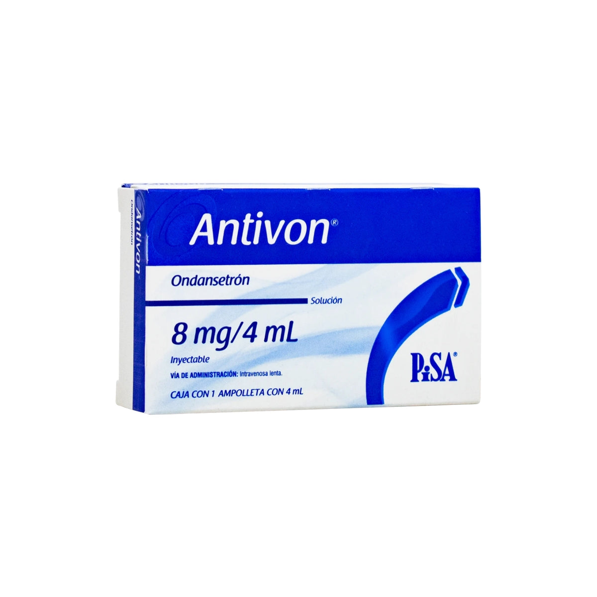 ANTIVON 8 MG SOL INY AMP 4ML