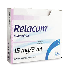 RELACUM 15 MG SOL INY 5X3ML AMP