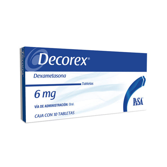 DECOREX 6MG - TAB 10