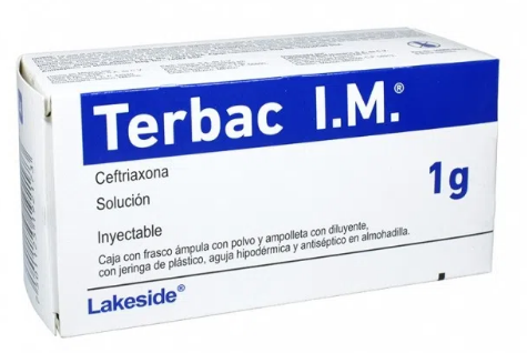 TERBAC IM 1G SOL INY FA-AMP
