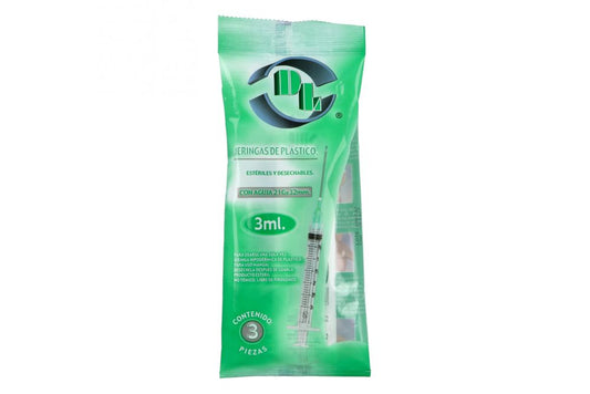 JERINGA VERDE 3 JERS 21X32MM/3 ML