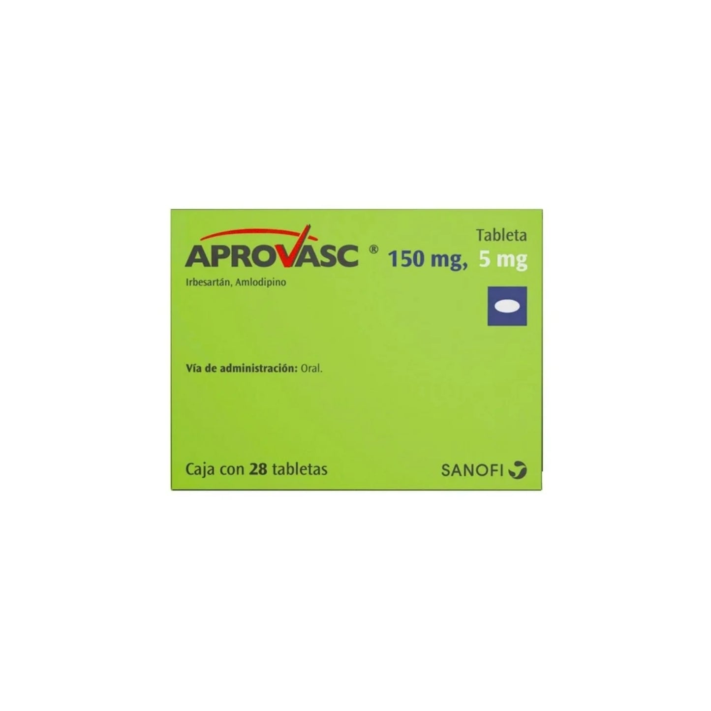 APROVASC 150/5 MG 28 TAB