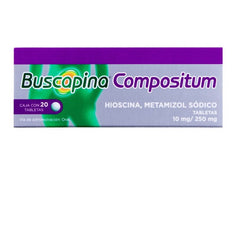 BUSCAPINA COMPOSITUM 10/250MG - TAB 20