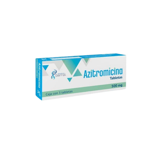 AZITROMICINA TAB. 500 MG. CAJA C/3 (AZTROGECIN)