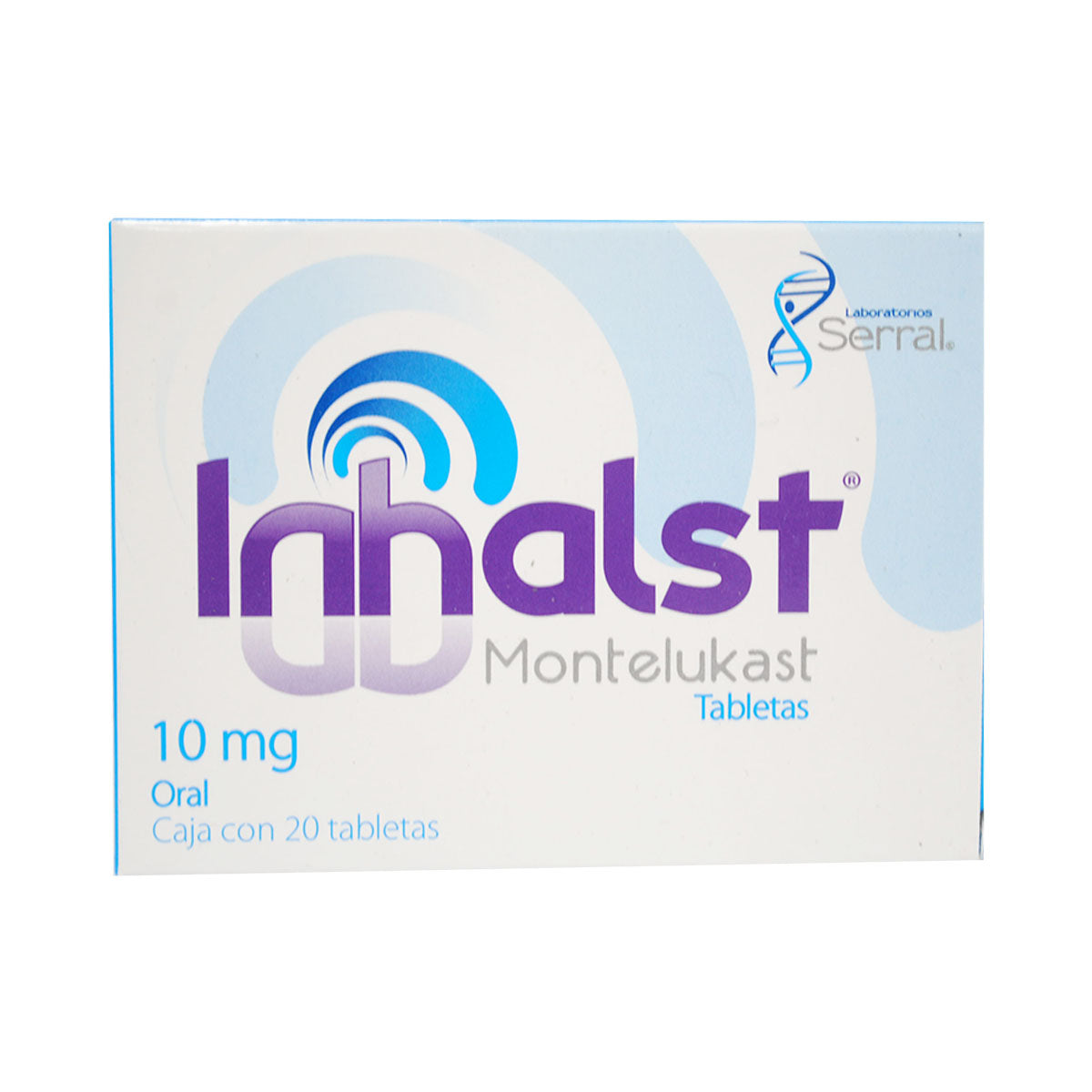 INHALST TAB. 10 MG. CAJA C/20 (MONTELUKAST)