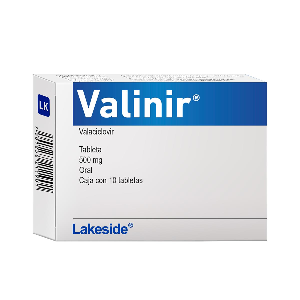 VALINIR 500MG TAB C10